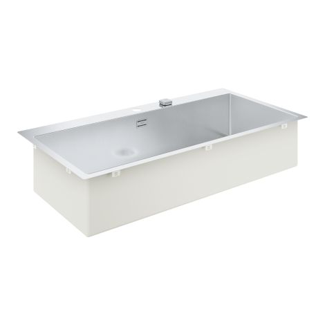 GROHE-K800 Zlewozmywak jednokomorowy wpuszczany w blat 102,4x51 cm stal szlachetna 31586SD1 31 586 SD1 od 