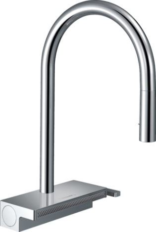 - HANSGROHE Aquno Select bateria kuchenna 170, z wyciąganą wylewką chrom 73831000 - 73831000 - Łazienki Szydłowski