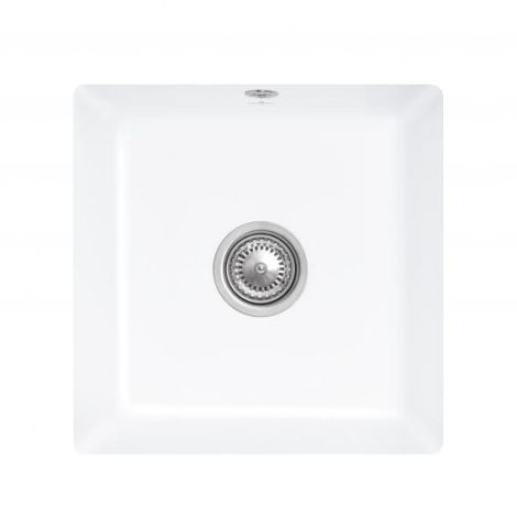 VILLEROY&BOCH Subway 50 SU Zlewozmywak podblatowy 44x44 cm, z korkiem automatycznym kolor biały z powłoką CeramicPlus 332502R1 332502R1 od 