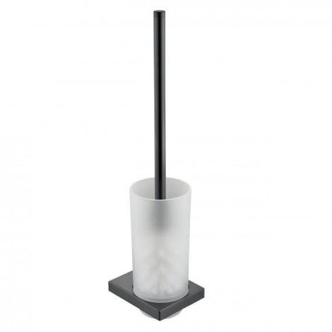  - KEUCO EDITION 11 Pojemnik ze szczotką WC chrom czarny szczotkowany 11164139000 - 11164139000 - Łazienki Szydłowski