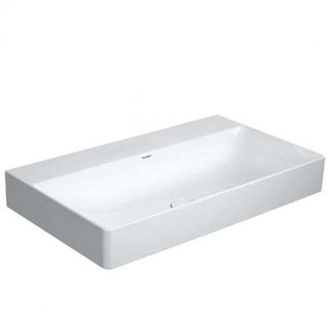 - DURAVIT Durasquare Umywalka Szlifowana 80x47 cm biały połysk 2353800079 - 2353800079 - Łazienki Szydłowski