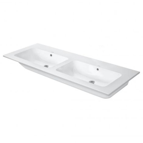 - DURAVIT Me by Starck umywalka meblowa podwójna 130x49 cm biały połysk 2336130060 - 2336130060 - Łazienki Szydłowski