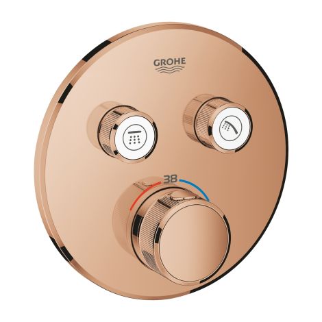  - GROHE-SmartControl Bateria termostatyczna do obsługi dwóch wyjść wody kolor warm sunset 29119DA0 - 29119DA0 - Łazienki Szydłowski