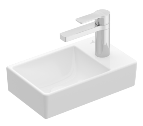 - Villeroy & Boch AVENTO Umywalka 36 x 22 cm biała z powłoką ceramicplus 43003LR1 - 43003LR1 - Łazienki Szydłowski