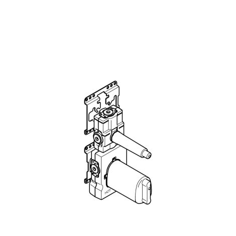 DORNBRACHT xTOOL moduł termostatu podtynkowy z 1 zaworem 3/4" 3551197090 35 511 970 90 od 