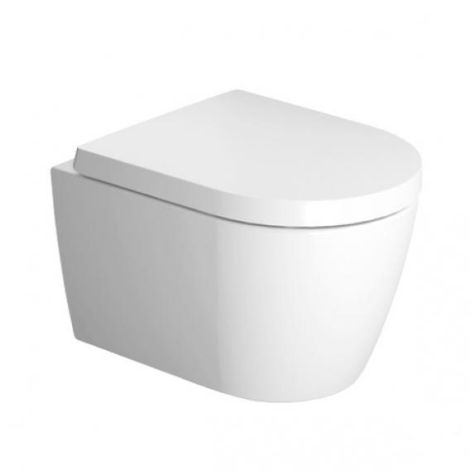 DURAVIT ME by Starck Compact Rimless Miska toaletowa wisząca 37x48 cm biały połysk 2530092000 2530092000 od 