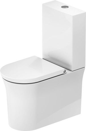 - DURAVIT White Tulip Miska toaletowa stojąca Rimless 37x65 cm biały połysk z powłoką wondergliss 21970900001 - 21970900001 - Łazienki Szydłowski