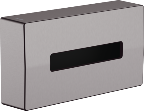 - HANSGROHE AddStoris Pudełko na chusteczki czarny chrom szczotkowany  41774340 - 41774340 - Łazienki Szydłowski