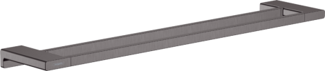  - HANSGROHE AddStoris Podwójny wieszak na ręczniki 65 cm czarny chrom szczotkowany 41743340 - 41743340 - Łazienki Szydłowski