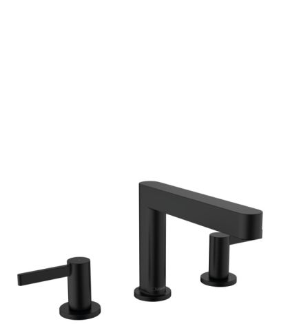  - HANSGROHE Finoris 3-otworowa bateria umywalkowa czarny mat 76033670 - 76033670 - Łazienki Szydłowski