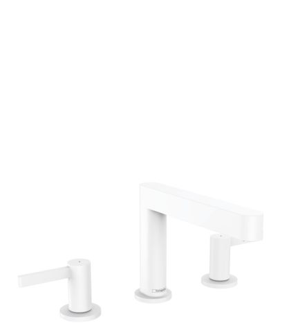  - HANSGROHE Finoris 3-otworowa bateria umywalkowa biały mat 76033700 - 76033700 - Łazienki Szydłowski