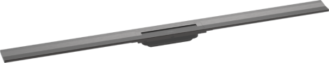 - HANSGROHE RainDrain Flex Element zewnętrzny odpływu 120cm montaż przy ścianie czarny chrom szczotkowany 56054340 - 56054340 - Łazienki Szydłowski