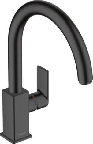 HANSGROHE Vernis Shape M35 Bateria kuchenna obrotowa wylewka czarny mat 71871670 71871670 od 