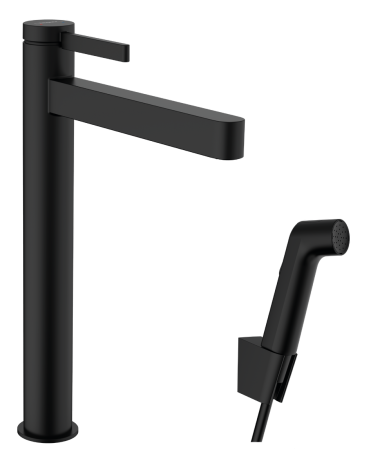 HANSGROHE Finoris bateria umywalkowa 260 ze słuchawką Bidette i wężem 160 cm czarny mat 76220670 76220670 od 