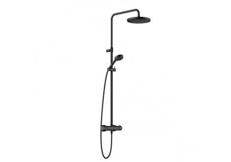 KLUDI LOGO DUAL SHOWER SYSTEM z termostatem czarny mat 680823900 6808239-00 od 
