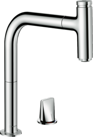  - HANSGROHE Metris Select M71 2-otworowa bateria kuchenna chrom 73804000 - 73804000 SK - Łazienki Szydłowski