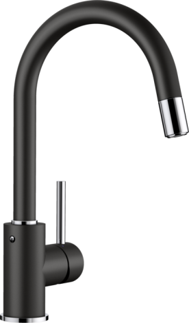 - BLANCO MIDA-S bateria kuchenna wyciąganą wylewką czarny 526146 - 526146 - Łazienki Szydłowski