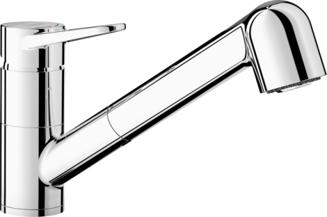  - BLANCO WEGA-S II bateria kuchenna z wyciąganą wylewką chrom 526416 - 526416 - Łazienki Szydłowski