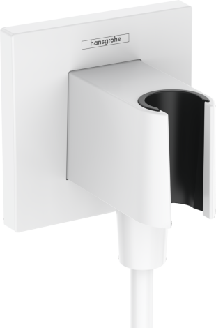  - HANSGROHE FixFit E Przyłącze węża z uchwytem prysznicowym biały mat 26889700 - 26889700 - Łazienki Szydłowski