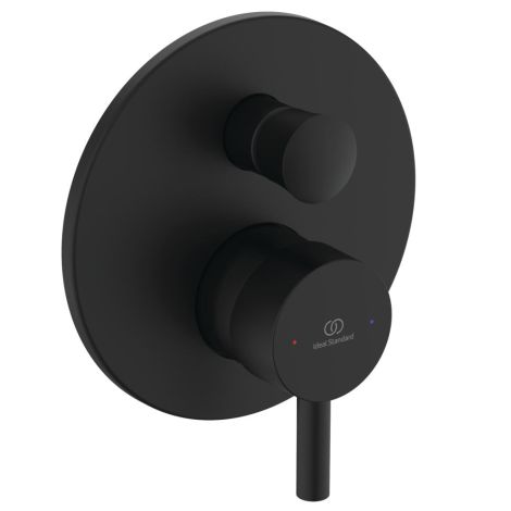 - IDEAL STANDARD Ceraline bateria wannowo-prysznicowa , czarny mat A6939XG - A6939XG - Łazienki Szydłowski