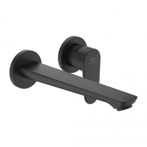 IDEAL STANDARD CERAFINE O Bateria umywalkowa ścienna Wylewka długości 22,4 cm czarny mat  BD133XG BD133XG od 