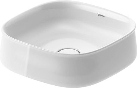 - DURAVIT Zencha umywalka nablatowa 42 x 42 cm biały połysk 2373420079 - 2373420079 - Łazienki Szydłowski