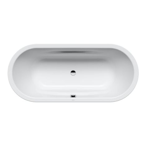 - KALDEWEI VAIO DUO OVAL Wanna stalowa emaliowana 180 x 80 x 43 cm biała z powłoką uszlachetnioną 233100013001 - 233100013001 - Łazienki Szydłowski