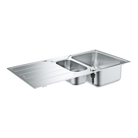  - GROHE-K500 Zlewozmywak 100x50 cm stal szlachetna 31572SD1 - 31572SD1 - Łazienki Szydłowski