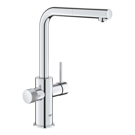  - GROHE-Blue Pure Minta Bateria filtrująca z wyciąganą wylewką kolor chrom 30601000 - 30601000 - Łazienki Szydłowski
