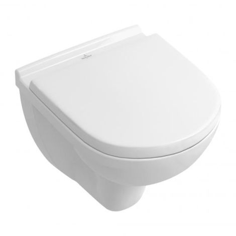 - VILLEROY&BOCH O.Novo Zestaw wc z deską wolnoopadającą biała 36 x 49 cm 5688HRR1 - 5688HRR1 - Łazienki Szydłowski