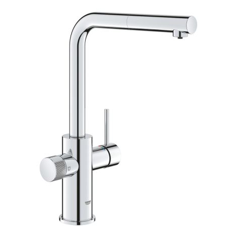  - GROHE-Blue Pure Minta Bateria filtrująca z wyciąganą wylewką chrom 30590000 - 30590000 - Łazienki Szydłowski