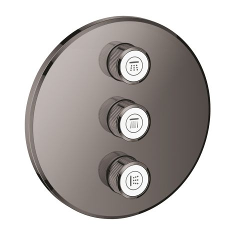 - GROHE-SmartControl Potrójny zawór odcinający hard graphite 29122A00 - 29122A00 - Łazienki Szydłowski