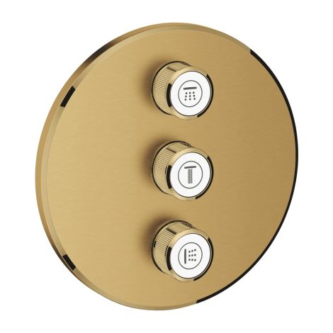  - GROHE-SmartControl Potrójny zawór odcinający brushed cool sunrise 29122GN0 - 29122GN0 - Łazienki Szydłowski