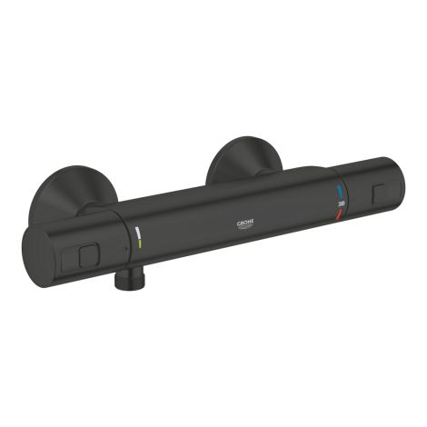 GROHE-Precision Start Bateria prysznicowa z termostatem, czarny mat 345942430 345942430 od 