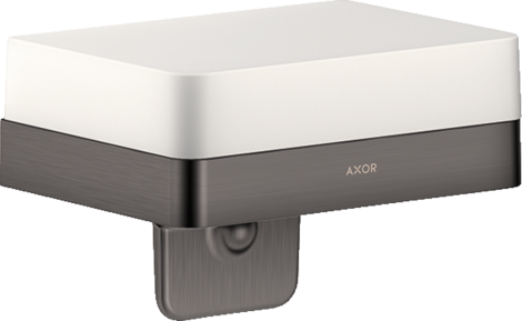 - HANSGROHE Axor Universal Dozownik mydła w płynie z półką czarny chrom szczotkowany 42819340 - 42819340 - Łazienki Szydłowski