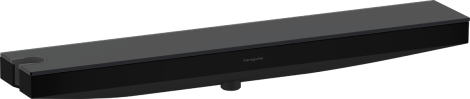 HANSGROHE Rainfinity Porter 500 Przyłącze kątowe z uchwytem prysznicowym i półką prysznicową L, czarny mat 26843670 26843670 od 