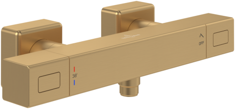 - Villeroy&Boch Universal Taps & Fittings bateria prysznicowa z termostatem, brushed gold TVS00001800076 - TVS00001800076 - Łazienki Szydłowski
