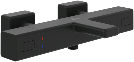 - Villeroy&Boch Universal Taps & Fittings bateria wannowa z termostatem, czarny mat TVT000002000K5 - TVT000002000K5 - Łazienki Szydłowski