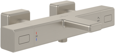 - Villeroy&Boch Universal Taps & Fittings bateria wannowa z termostatem, brushed nickel matt TVT00000200064 - TVT00000200064 - Łazienki Szydłowski