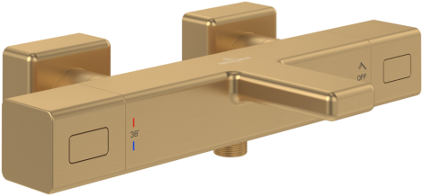 - Villeroy&Boch Universal Taps & Fittings bateria wannowa z termostatem, brushed gold TVT00000200076 - TVT00000200076 - Łazienki Szydłowski
