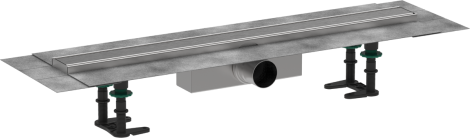 - HANSGROHE RainDrain Compact Komplet odpływowy prysznicowy 700 do montażu standardowego Stal Szlachetna Szczotkowana 56176800 - 56176800 - Łazienki Szydłowski