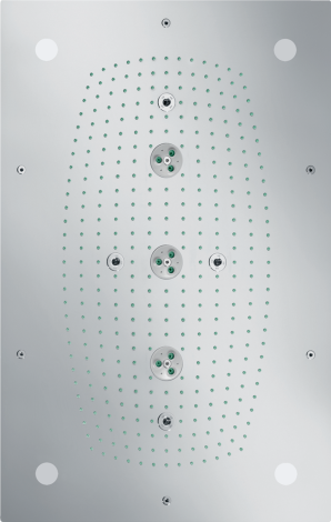 HANSGROHE Raindance Rainmaker deszczownica 68x46 cm 3jet z oświetleniem chrom 28418000 28418000 od 