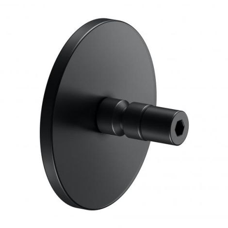  - KEUCO REVA zestaw do przyklejania  z rozetą/osłoną ścienną czarny mat 04994370501 - 04994370501 - Łazienki Szydłowski