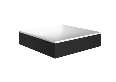 - HANSGROHE Axor Suite Basins & Bathtub Umywalka nablatowa 40x40 cm bez otworu na baterię i przelewu czarny mat 42003670 - 42003670 - Łazienki Szydłowski
