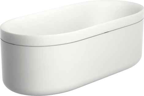  - Axor Suite Basins & Bathtub Wanna 190 x 85 cm biały mat / brąz szczotkowany 42005140 - 42005140 - Łazienki Szydłowski