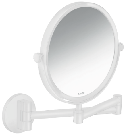  - AXOR Universal Circular Lustro kosmetyczne biały mat 42849700 - 42849700 - Łazienki Szydłowski