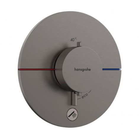  - HANSGROHE ShowerSelect Comfort S Bateria termostatyczna, do 1 odbiornika z dodatkowym wyjściem czarny chrom szczotkowany 15562340 - 15562340 - Łazienki Szydłowski