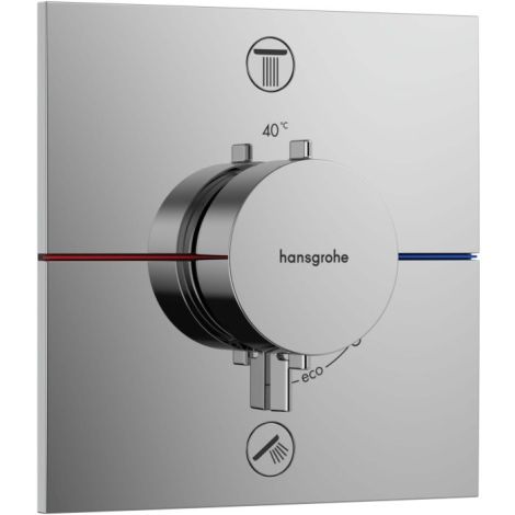 HANSGROHE ShowerSelect Comfort E Bateria termostatyczna, do 2 odbiorników chrom 15578000 15578000 od 