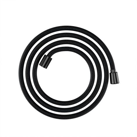 - HANSGROHE Designflex Tekstylny wąż prysznicowy 200 cm czarny chrom szczotkowany 28230340 - 28230340 - Łazienki Szydłowski