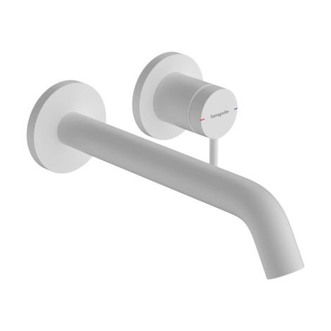 - HANSGROHE Tecturis S bateria umywalkowa z wylewką 22,5 cm biały mat 73351700 - 73351700 - Łazienki Szydłowski